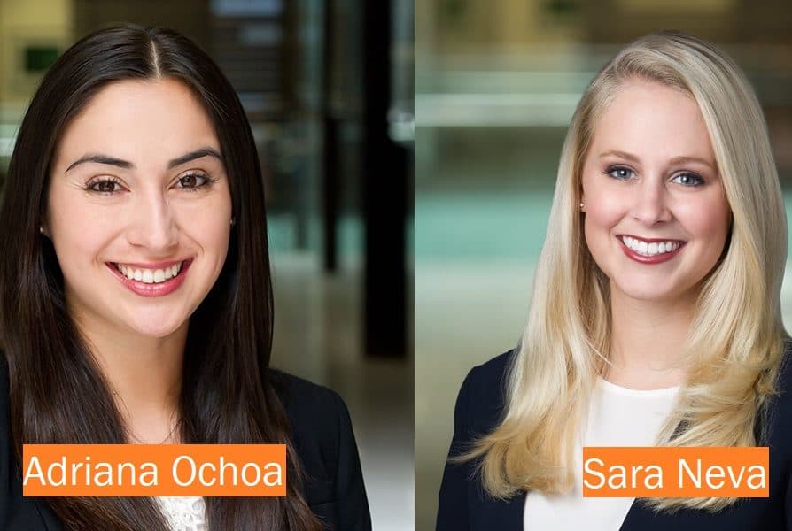 Procopio Attorneys Adriana Ochoa and Sara Neva Named 2021 Women of Influence in the Law