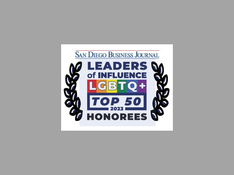 Jennifer Trowbridge Named A 2023 SDBJ Top 50 Leader of Influence LGBTQ+