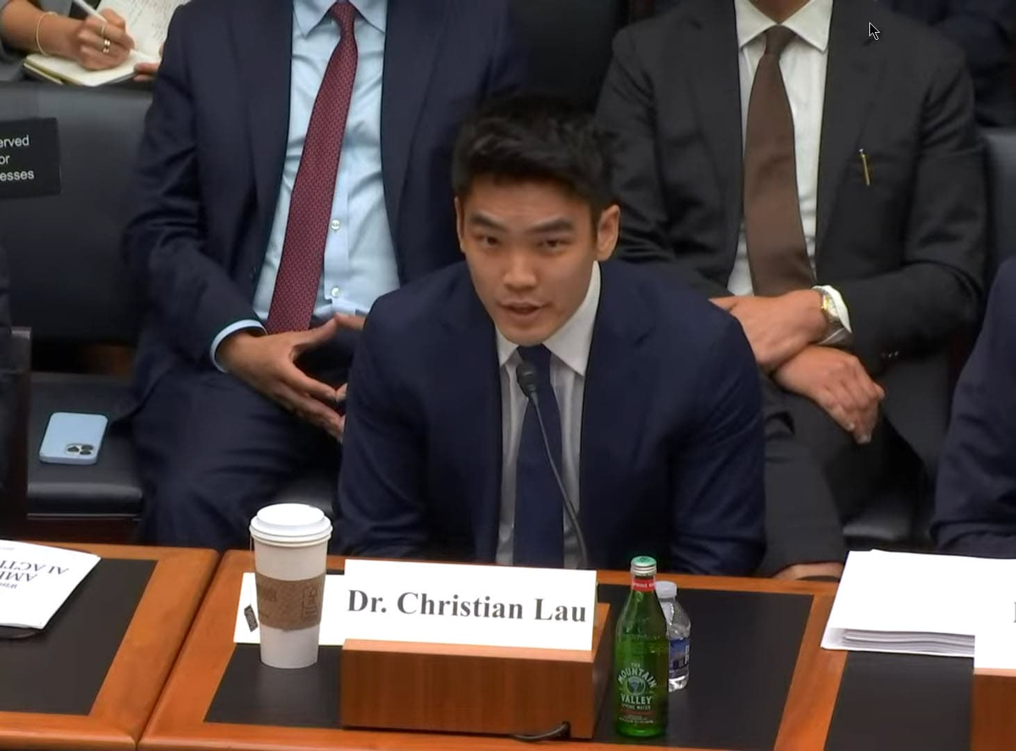 Client and Dynamo AI Co-Founder Dr. Christian Lau Advises Congress on AI Policy