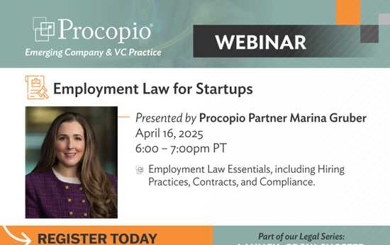 Employment Law for Startups: Startup Legal Series