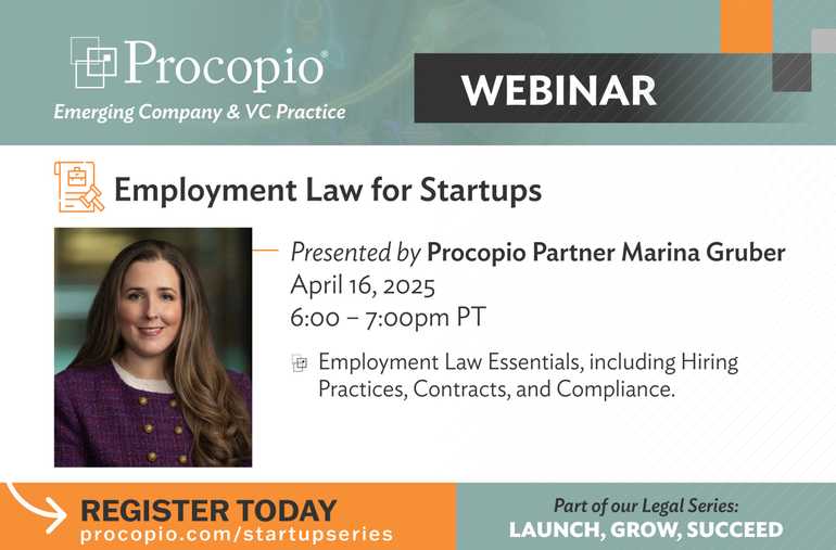 Employment Law for Startups: Startup Legal Series