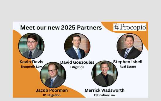 Procopio Elevates Five Attorneys to Partner for 2025