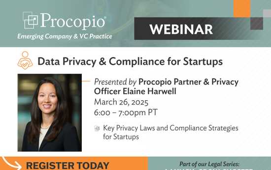 Data Privacy & Compliance: Startup Legal Series