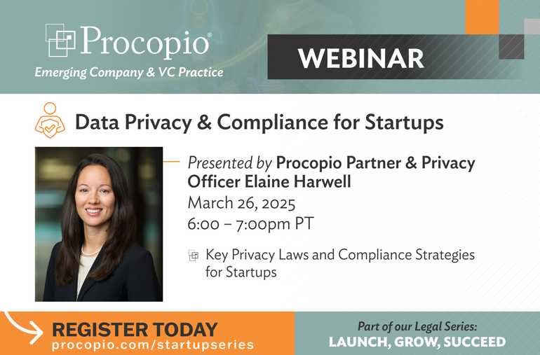 Data Privacy & Compliance: Startup Legal Series