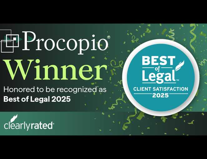 Procopio Wins Best of Legal Service Award Based On Client Satisfaction Survey