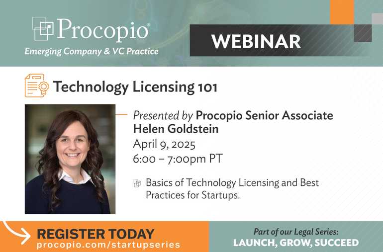 Technology Licensing 101: Startup Legal Series