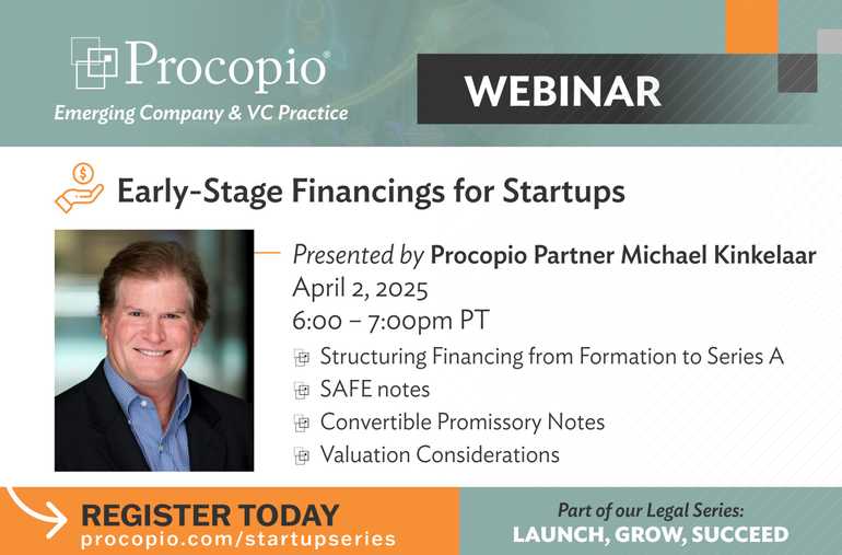 Early-Stage Financings: Startup Legal Series