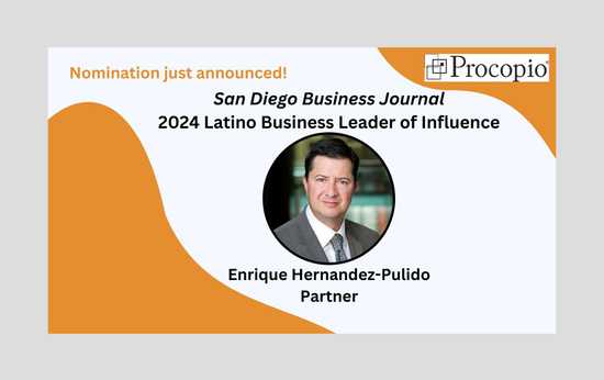 Enrique Hernandez-Pulido Recognized as a Latino Leader by San Diego Business Journal