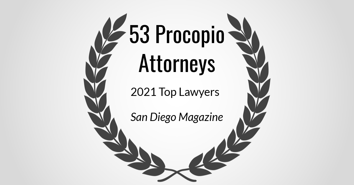 53 Procopio Attorneys Recognized as 2021 Top Lawyers by San Diego