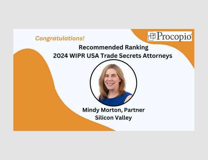 WIPR Names Silicon Valley Litigator Mindy Morton a Recommended Trade Secrets Attorney