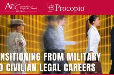 ACC-SD and Procopio Present: Transitioning from Military to Civilian Legal Careers