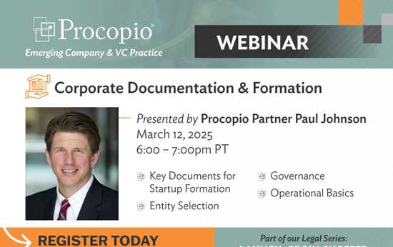 Corporate Documentation & Formation: Startup Legal Series