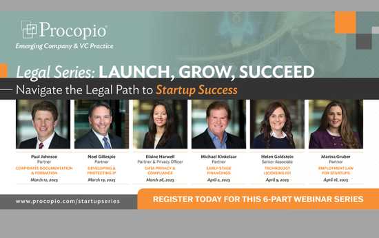 Legal Series: Startup, Grow, Succeed